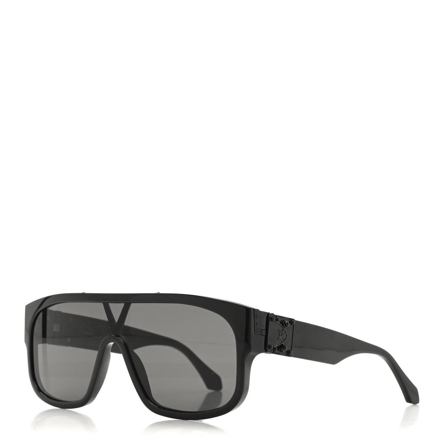 Louis Vuitton Acetate 1.1 Millionaires Mask Sunglasses Z1258W Black 1 of 7