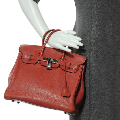 Hermes Chevre Mangalore HAC Birkin 28 Coq de Roche 2 of 10