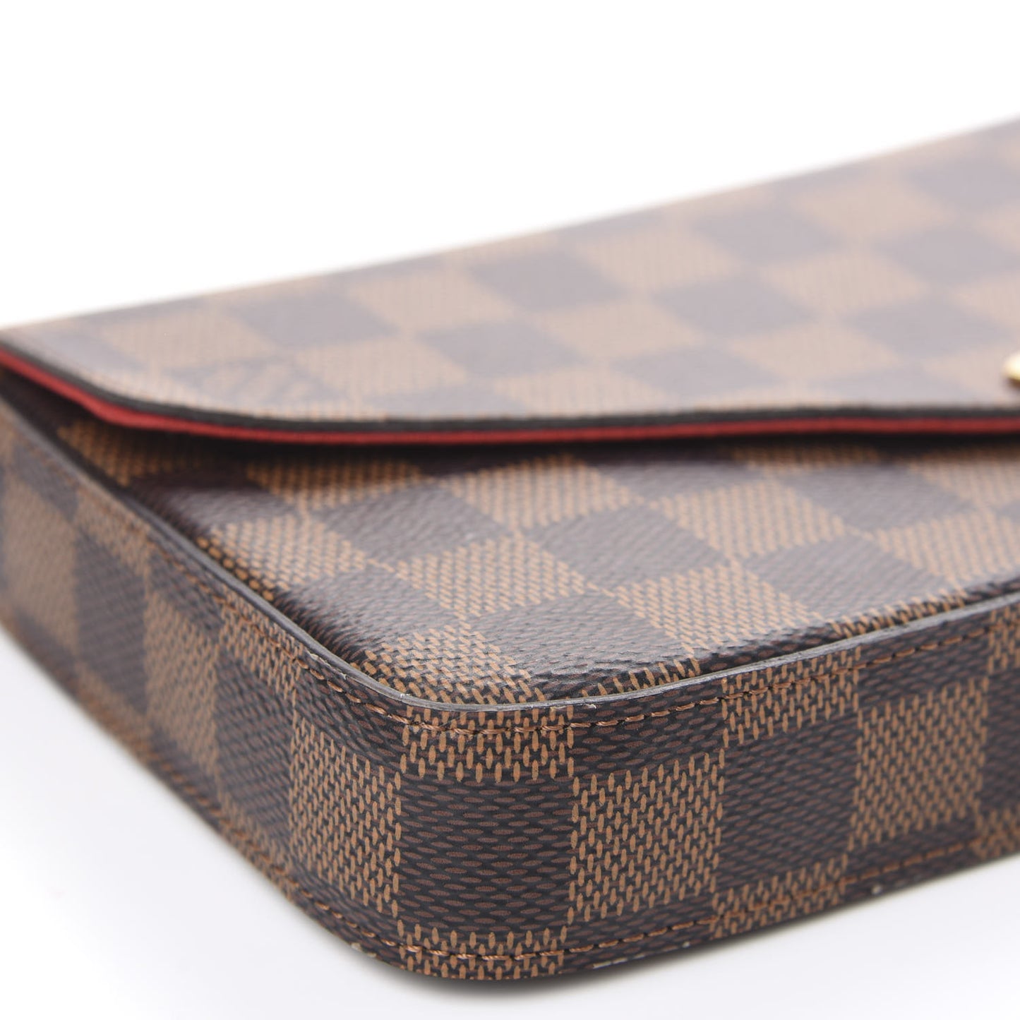 Damier Ebene Pochette Felicie Chain Wallet