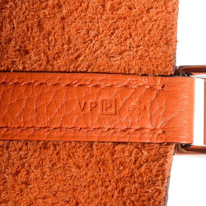 Hermes Taurillon Clemence Picotin Lock MM Orange 8 of 10