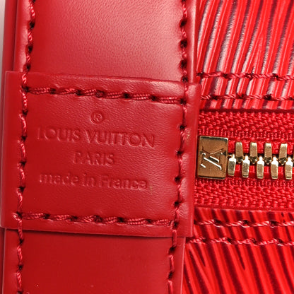 Louis Vuitton Epi Alma BB Castillan Red 7 of 13