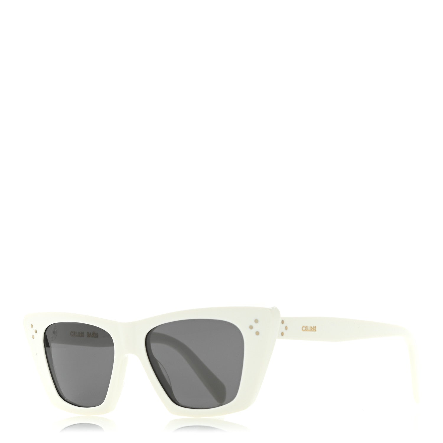 Celine Acetate Cat Eye Sunglasses CL40187I White 1 of 9