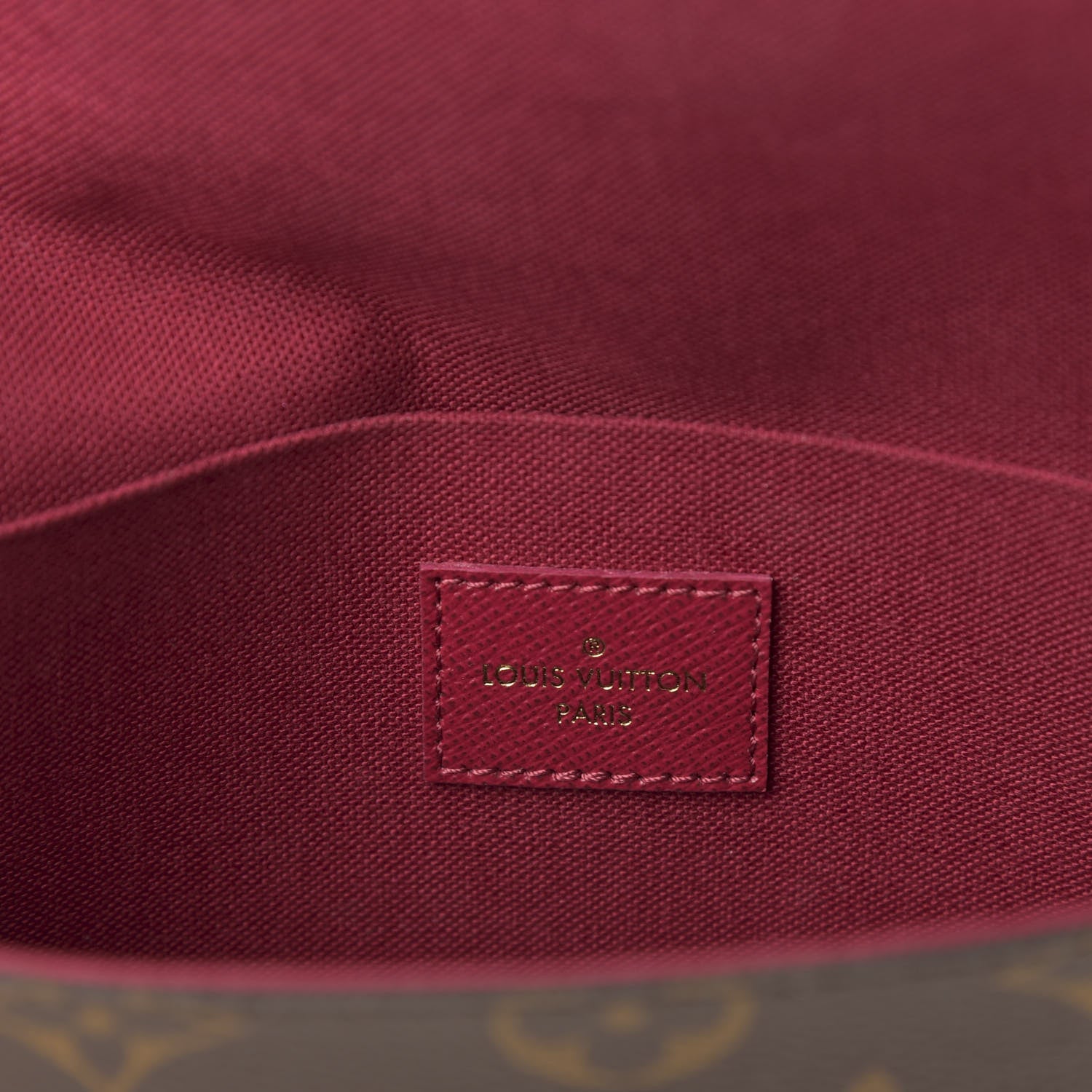 Louis Vuitton Monogram Pochette Felicie Chain Wallet Fuchsia 6 of 11