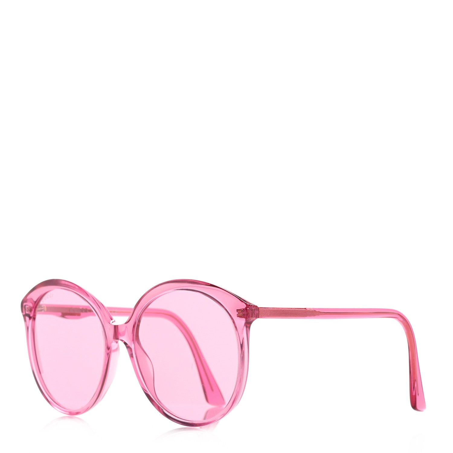 Gucci Acetate GG GG0257SA Sunglasses Pink 1 of 8