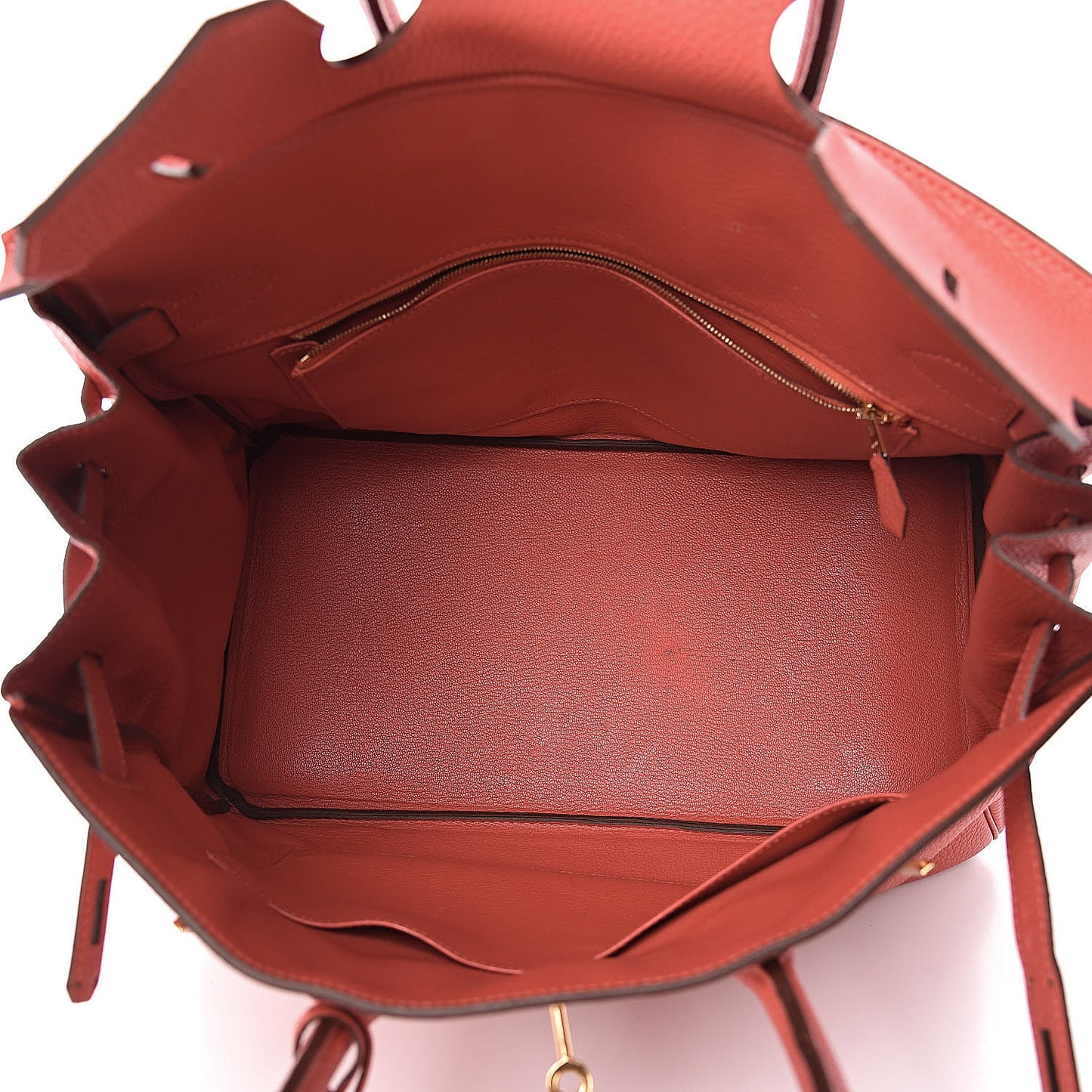 Togo Birkin 35 Rouge Pivoine