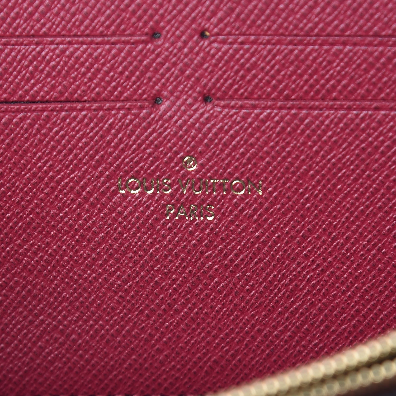 Louis Vuitton Monogram Clemence Wallet Fuchsia 6 of 7