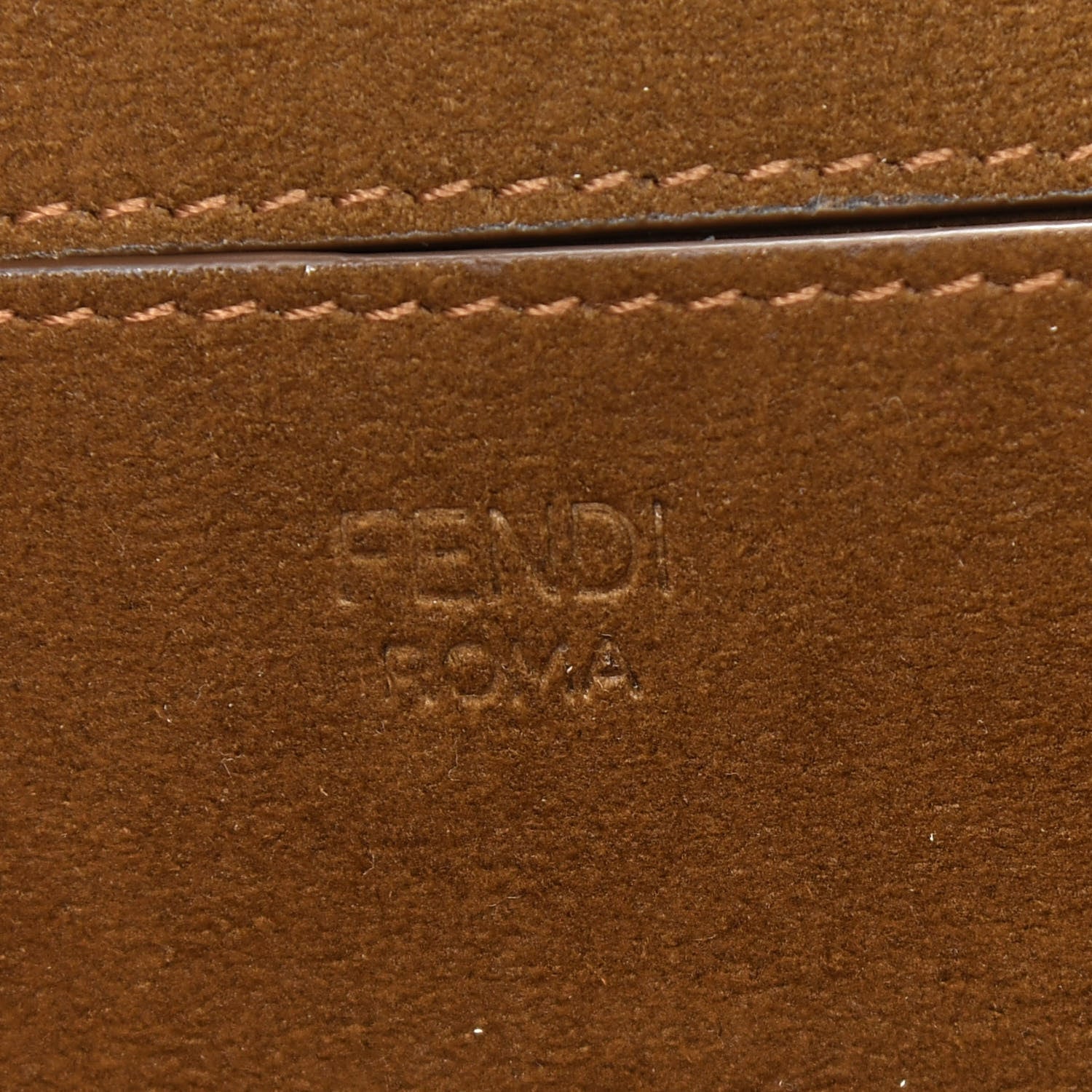 Fendi Technical Fabric FF Large Chain Baguette Sand 8 of 9