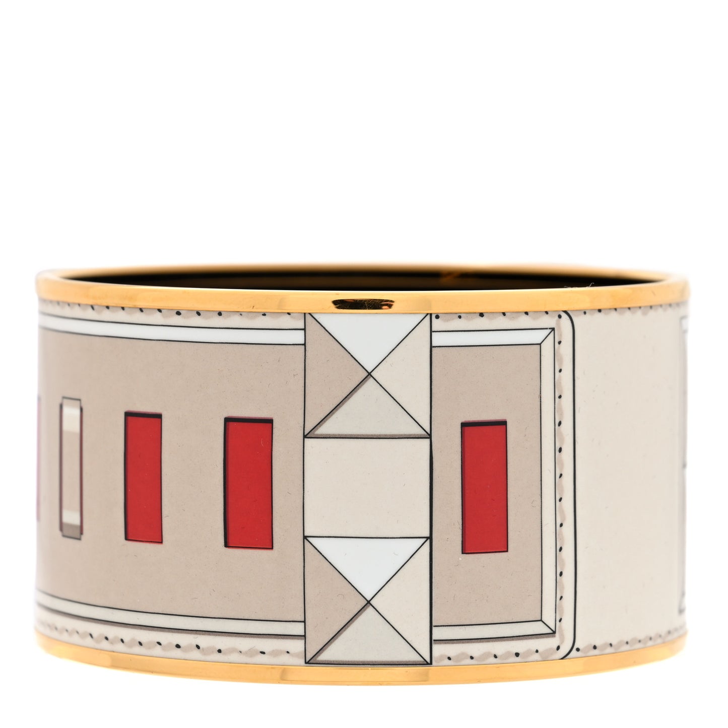 Enamel Printed Collier De Chien Extra Wide Bracelet 62