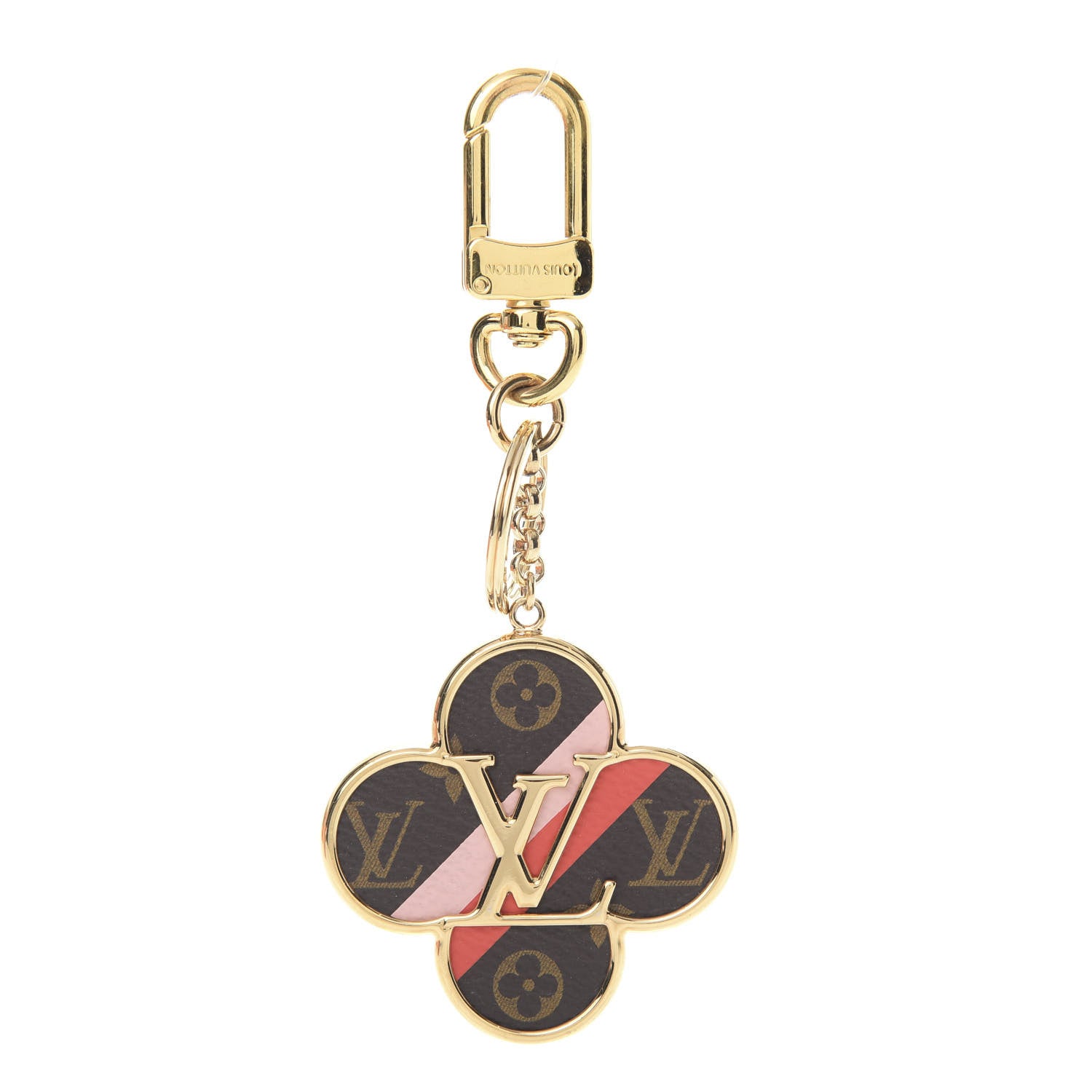 Louis Vuitton Metal Monogram Into The Flower Bag Charm Key Holder 1 of 5