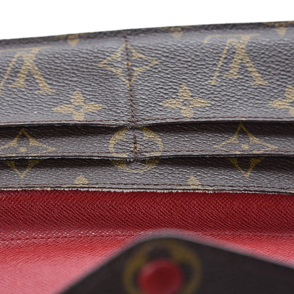 Louis Vuitton Monogram Josephine Wallet Red 10 of 15