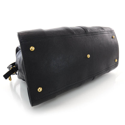 Saint Laurent Leather Large Cabas Chyc Black 4 of 7