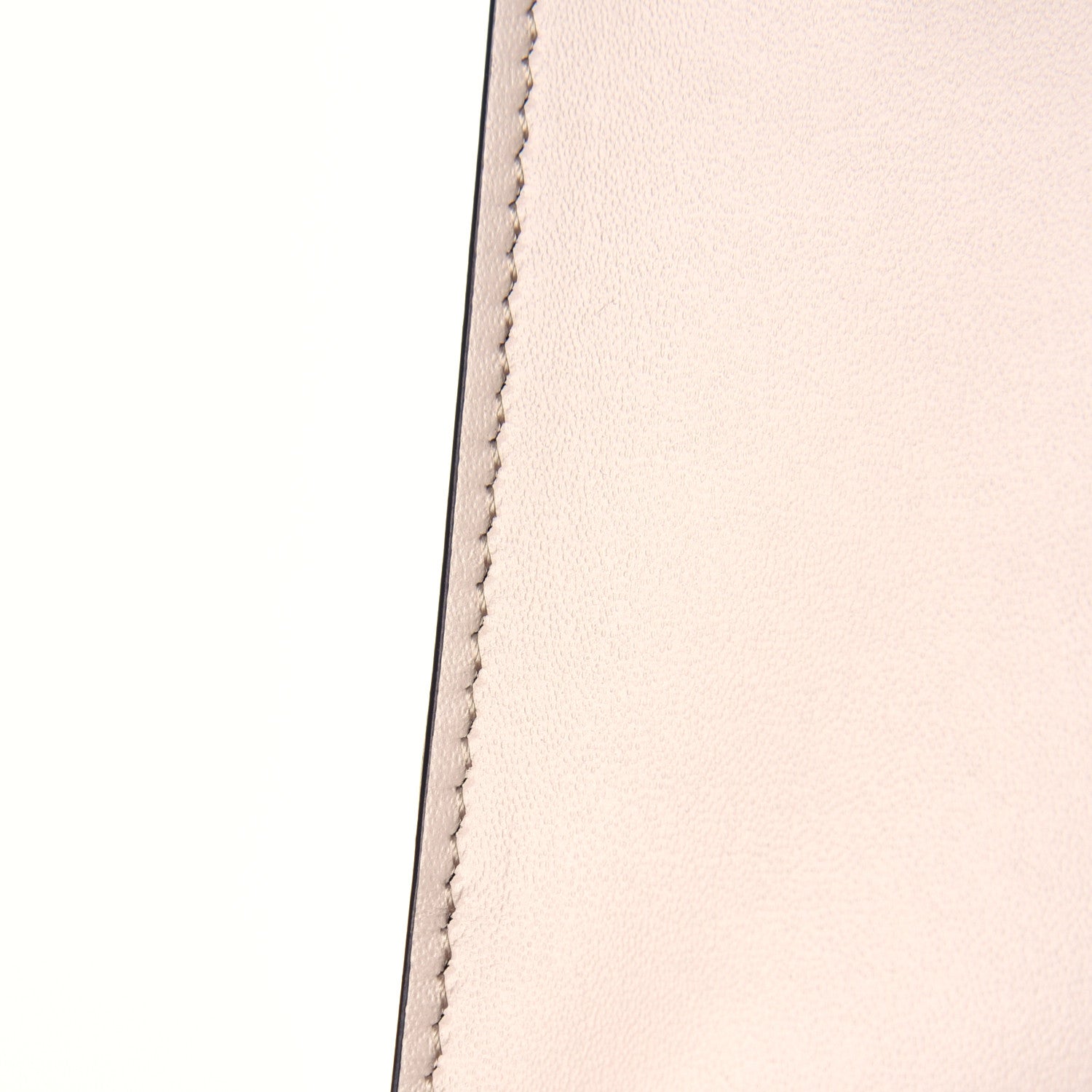 Fendi Vitello King Logo Embossed Large Flat Pouch Poudre 28 of 28