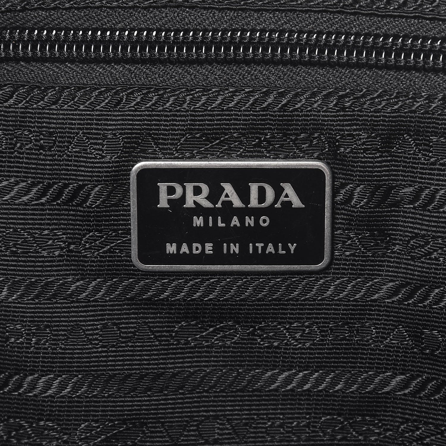 Prada Nylon Vela Medium Backpack Black 6 of 7