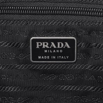 Prada Nylon Vela Medium Backpack Black 6 of 7