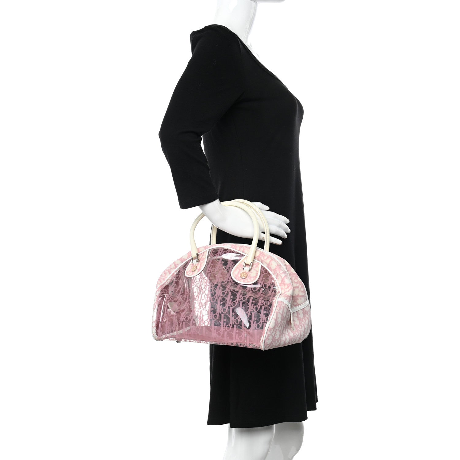 Christian Dior Monogram PVC Bowler Pink 2 of 20