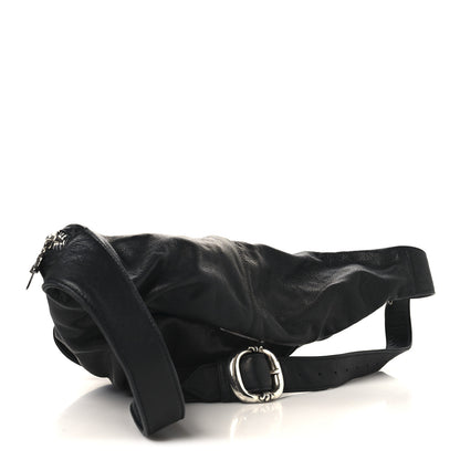 Chrome Hearts Grained Calfskin Snat Pack Gunslinger Waist Bag Black 2 of 13