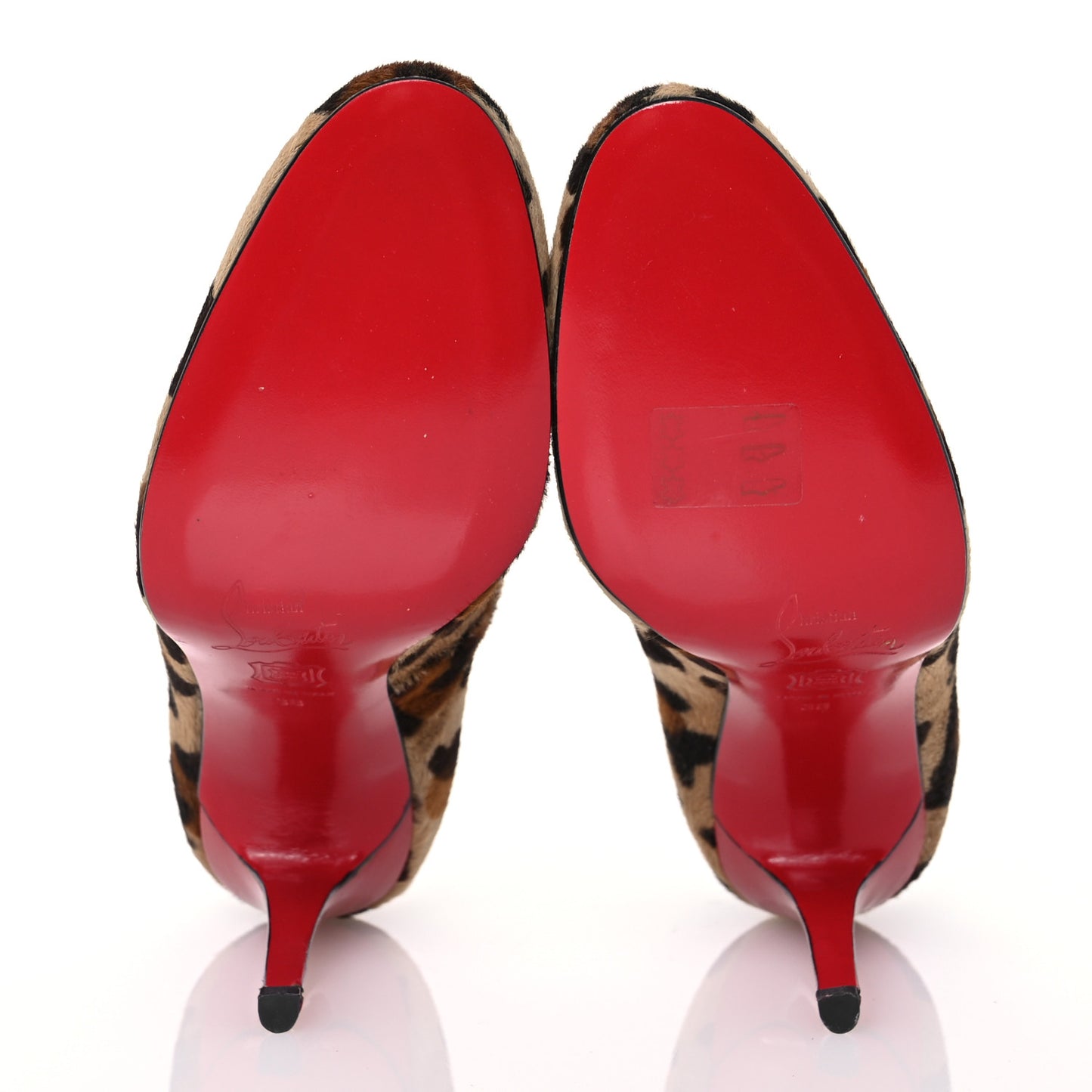 Pony Hair Leopard Print Miss Allen 100 Pumps 38