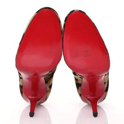 Christian Louboutin Pony Hair Leopard Print Miss Allen 100 Pumps 38 6 of 10