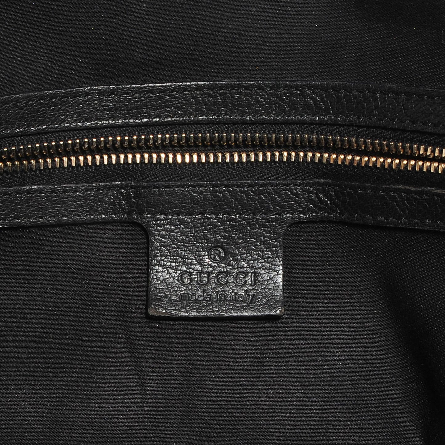 Leather Capri Large Bowler Black