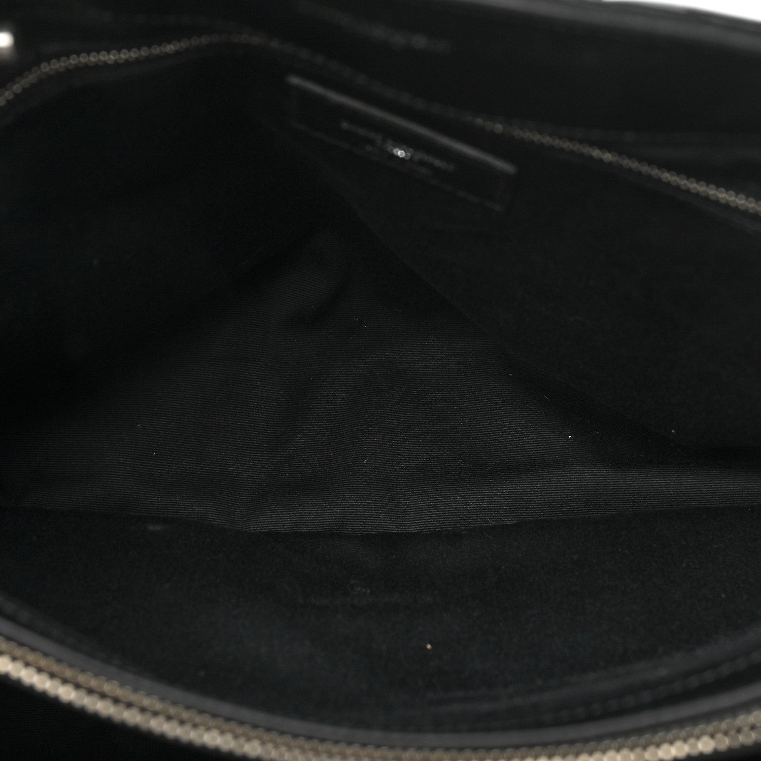 Saint Laurent Calfskin Y Quilted Monogram Large Loulou Shopper Black 4 of 10