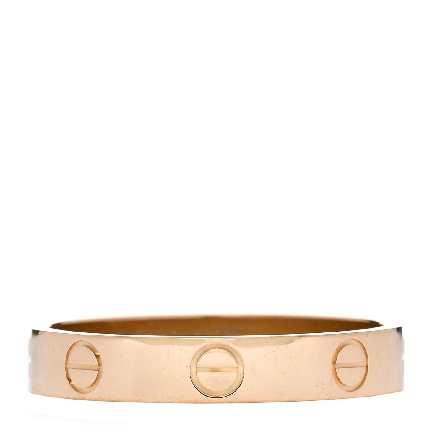 18K Yellow Gold 3.5mm LOVE Wedding Band Ring 58 8.25