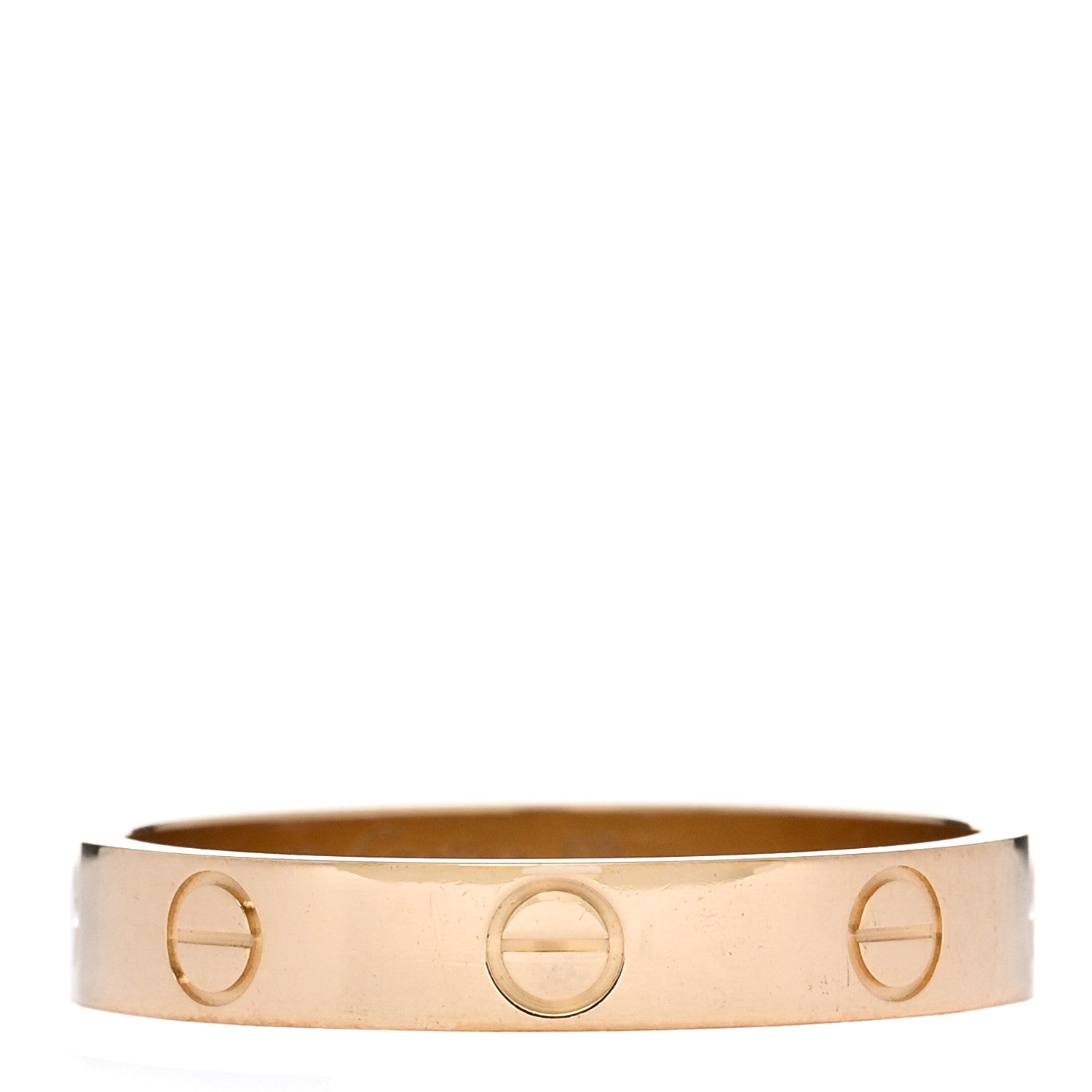 Cartier 18K Yellow Gold 3.5mm LOVE Wedding Band Ring 58 8.25 1 of 4
