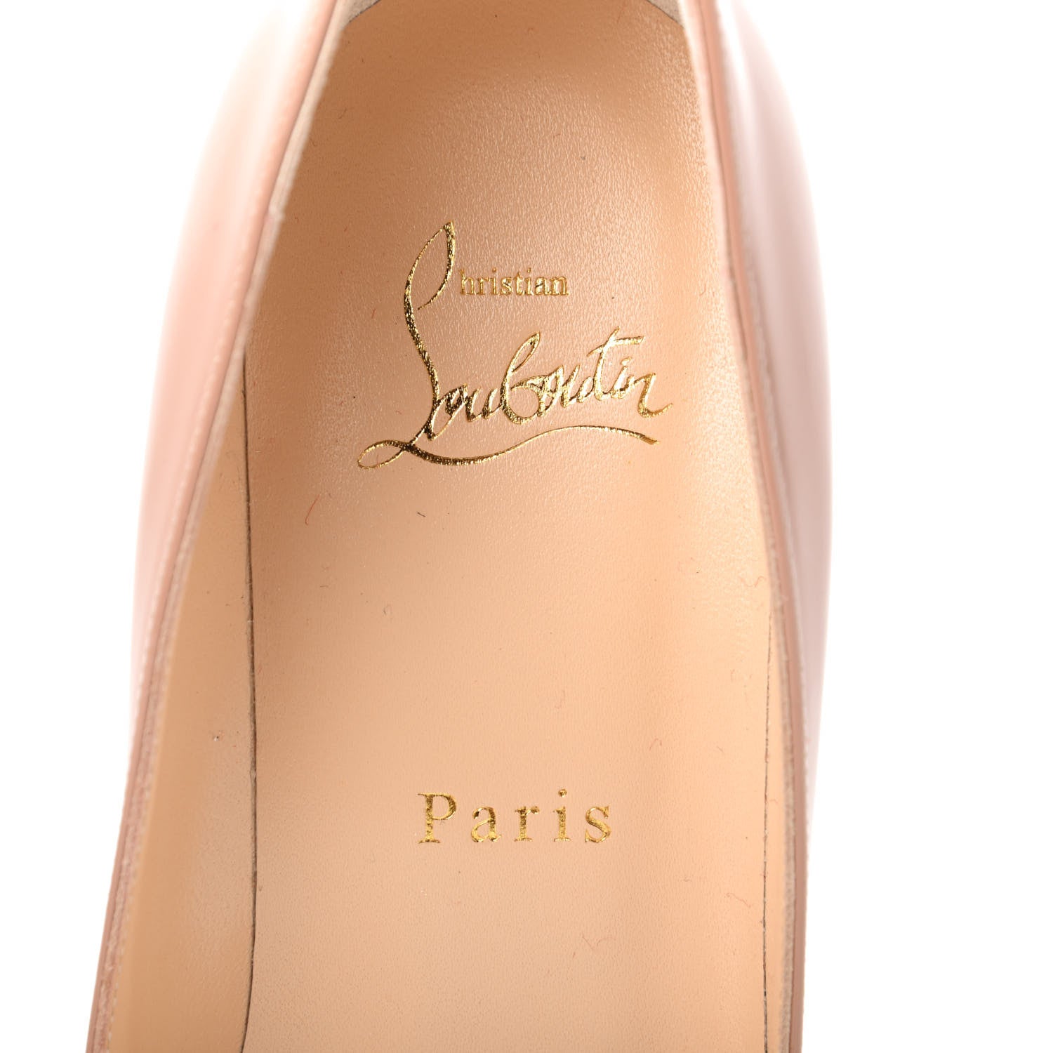 Christian Louboutin Patent Pigalle 85 Pumps 38 Nude 8 of 10