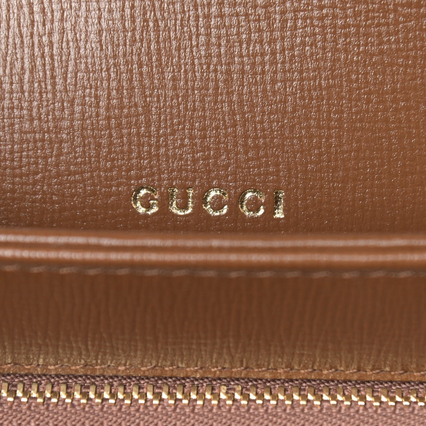 GG Supreme Monogram Horsebit 1955 Shoulder Bag Beige Brown Sugar