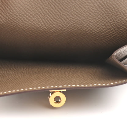 Hermes Epsom Kelly Pocket Compact Wallet Etoupe 5 of 8