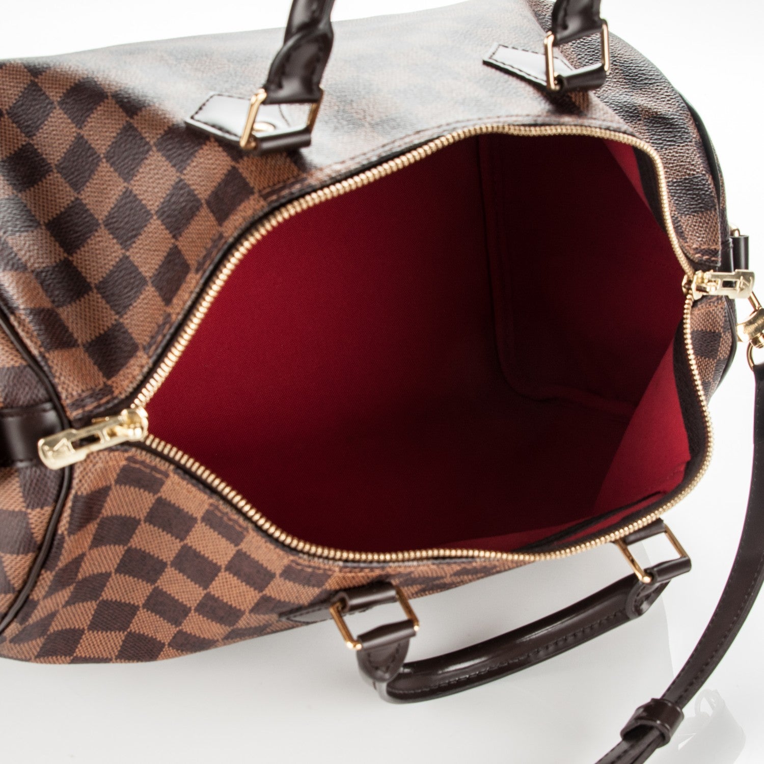 Louis Vuitton Damier Ebene Speedy Bandouliere 35 5 of 7