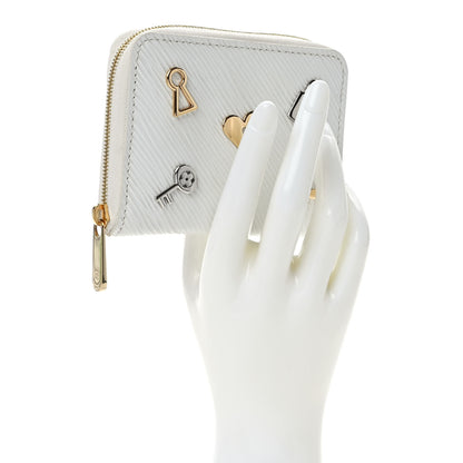 Louis Vuitton Epi Love Lock Zippy Coin Purse White 2 of 7