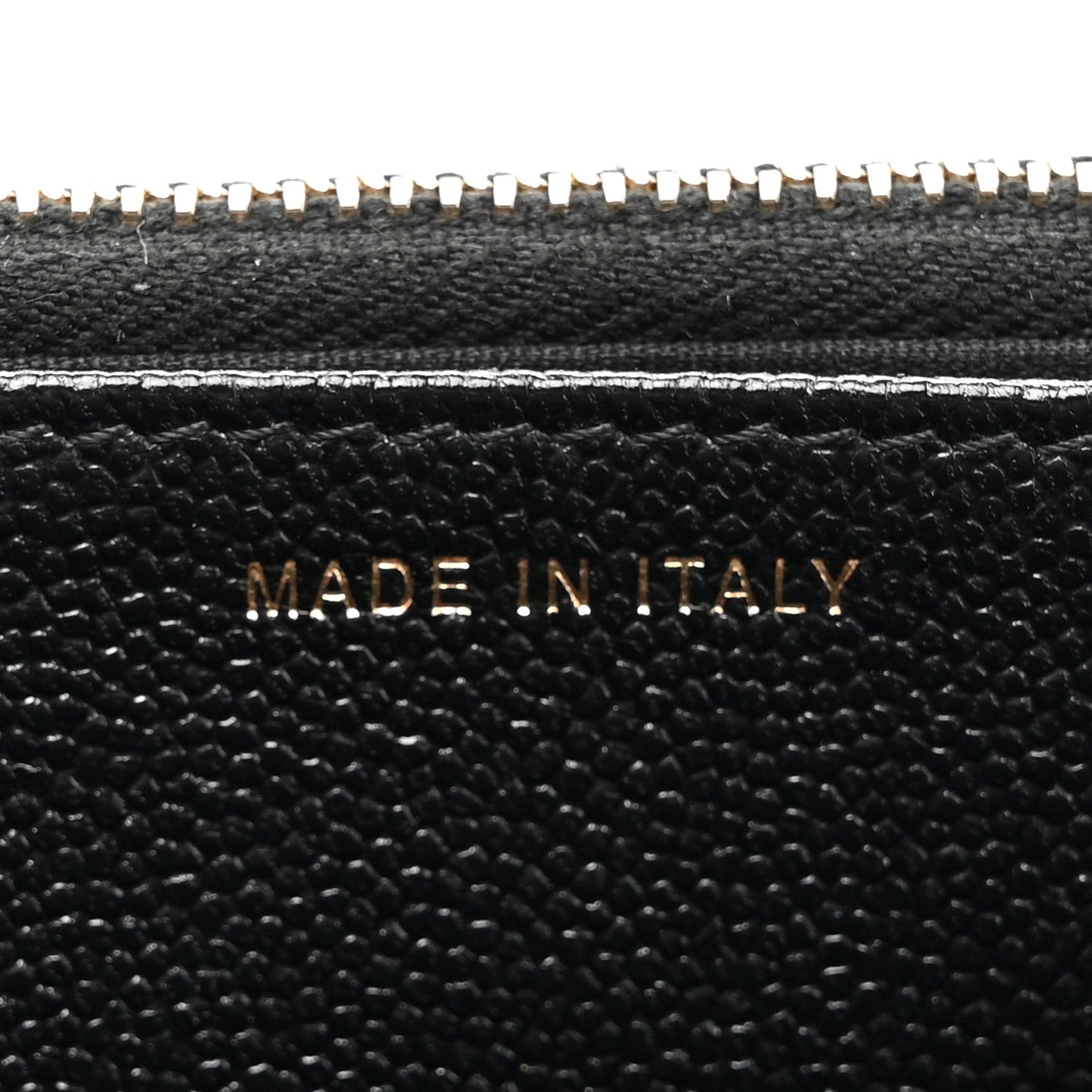 Caviar Quilted Golden Class Wallet On Chain WOC Black
