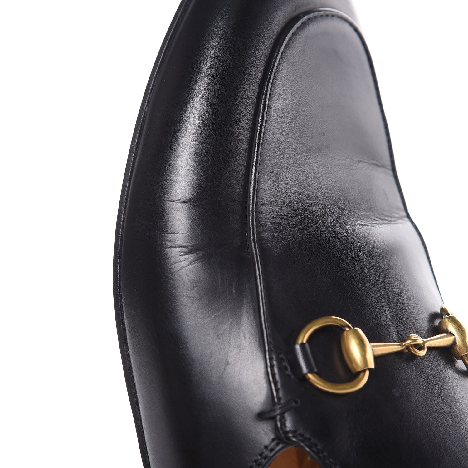 Gucci Calfskin Womens Princetown Slippers 36.5 Black 12 of 13