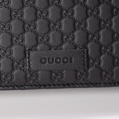 Gucci Microguccissima Crossbody Wallet Black 6 of 8