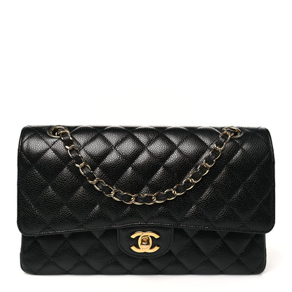Chanel Caviar Quilted Medium Double Flap Black 1 of 10