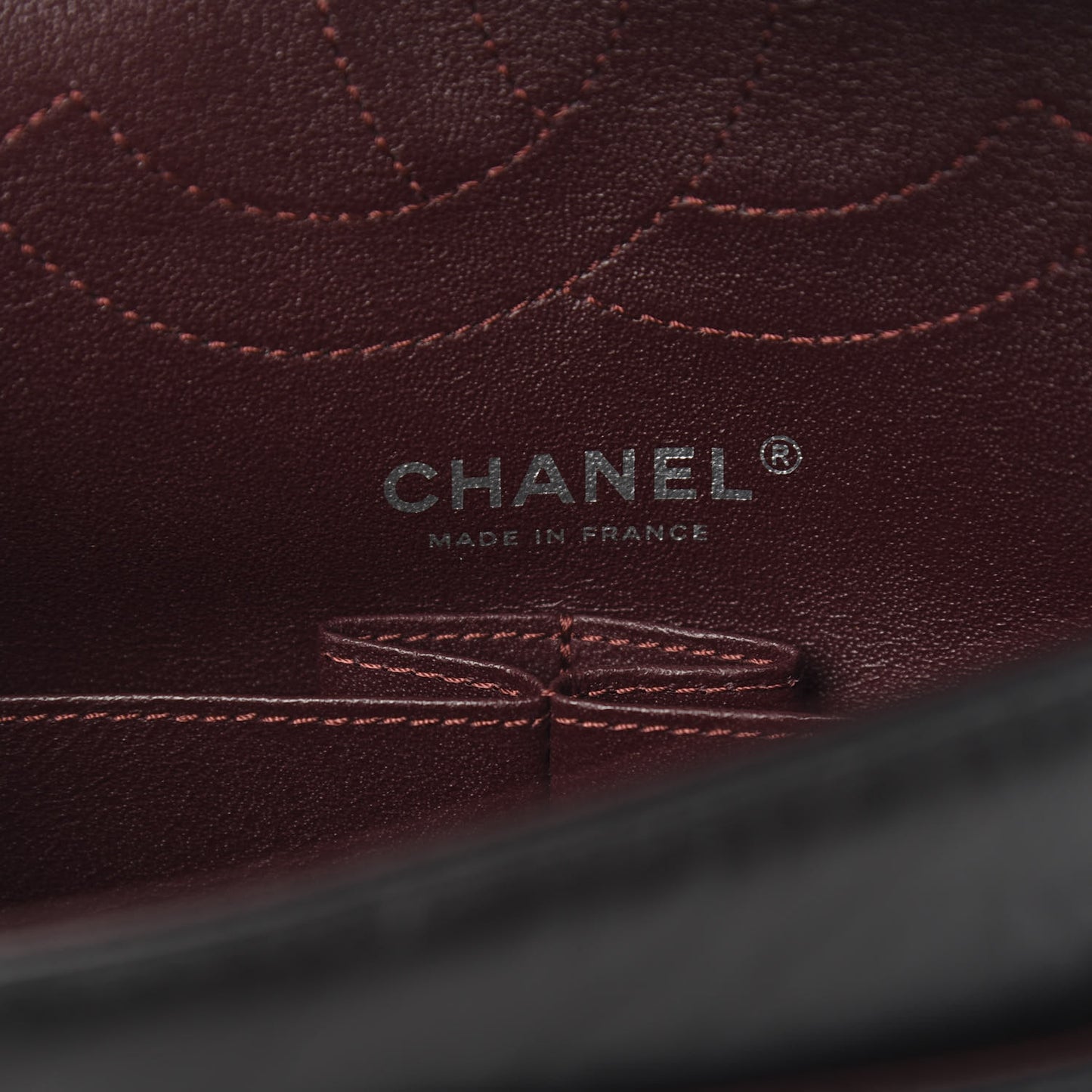 Aged Calfskin Quilted 2.55 Reissue 225 Flap Black