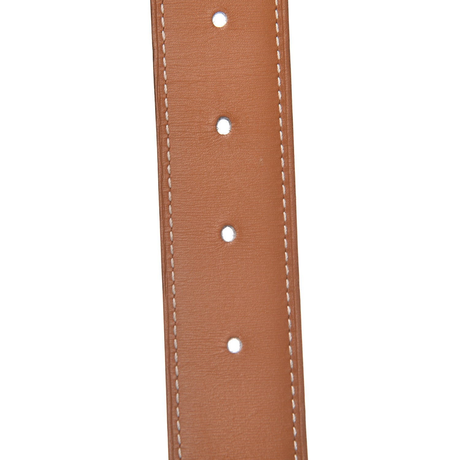 Hermes Epsom Chamonix 32mm Belt Strap 90 White Gold 9 of 9