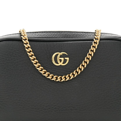 Gucci Dollar Calfskin Super Mini GG Marmont Chain Shoulder Bag Black 8 of 11