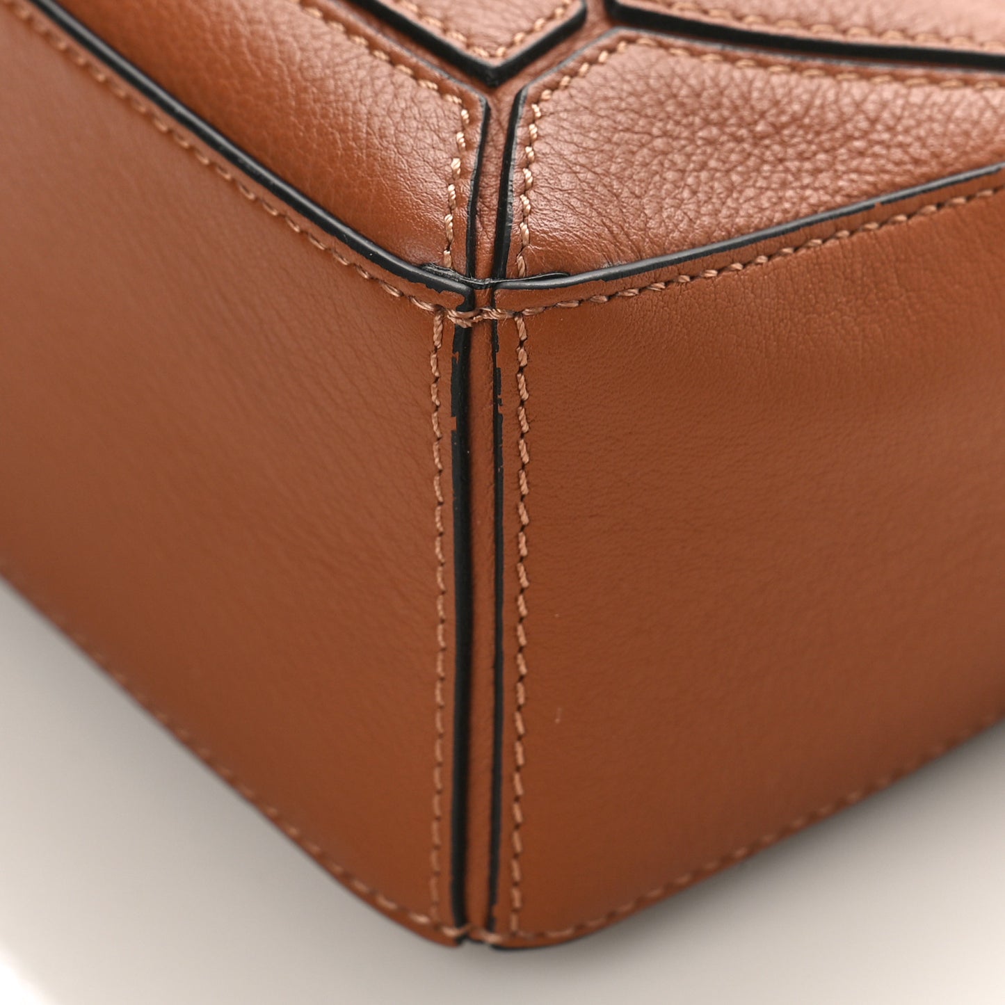 Calfskin Mini Puzzle Bag Tan