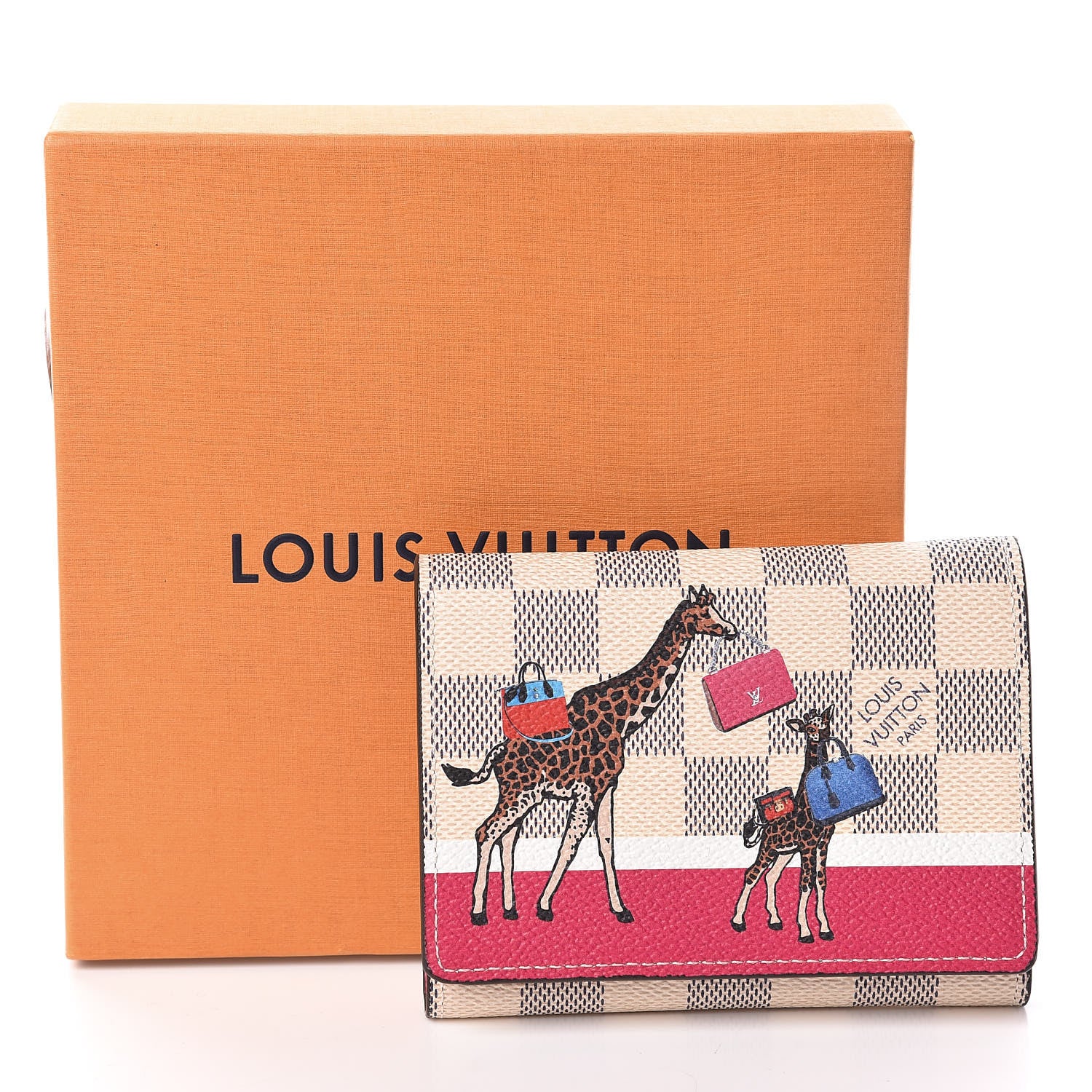Louis Vuitton Damier Azur 2017 Christmas Animation Victorine Wallet 7 of 7