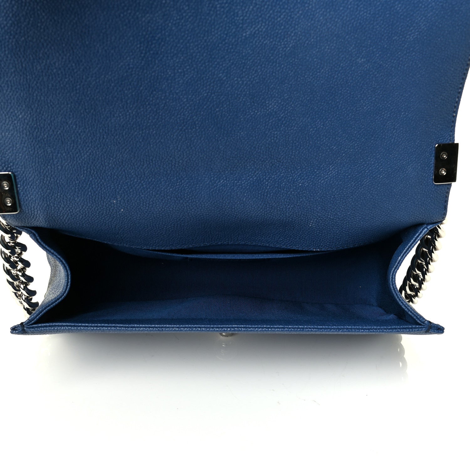 Chanel Caviar Quilted Medium Boy Flap Dark Blue 4 of 8