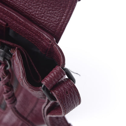 3.1 Phillip Lim 3.1 Shark Embossed Calfskin Pashli Messenger Aubergine 6 of 10