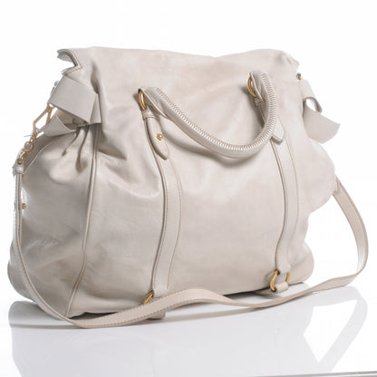 Miu Miu Vitello Lux Bow Bag Ivory 3 of 11