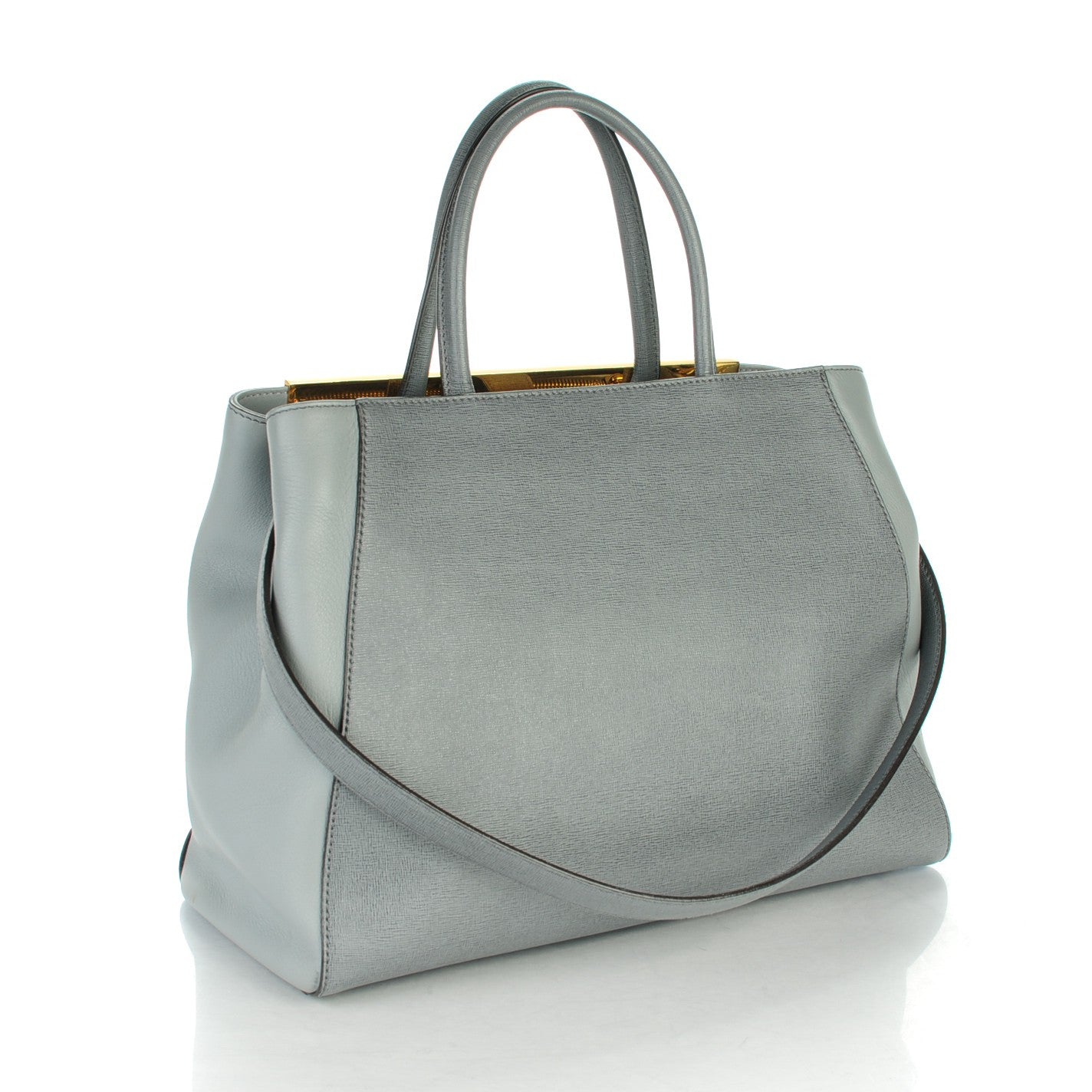Vitello Elite Flamingo Regular 2Jours Tote Grigio Grigio Chiaro