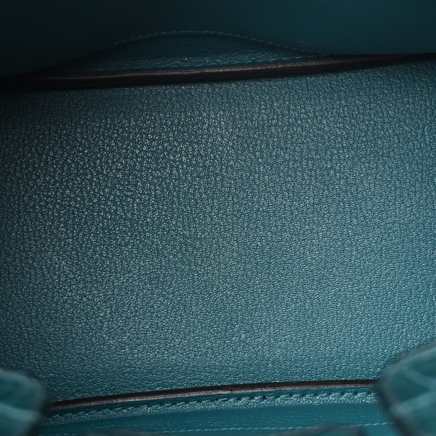 Togo Matte Alligator Birkin Touch 25 Vert Bosphore