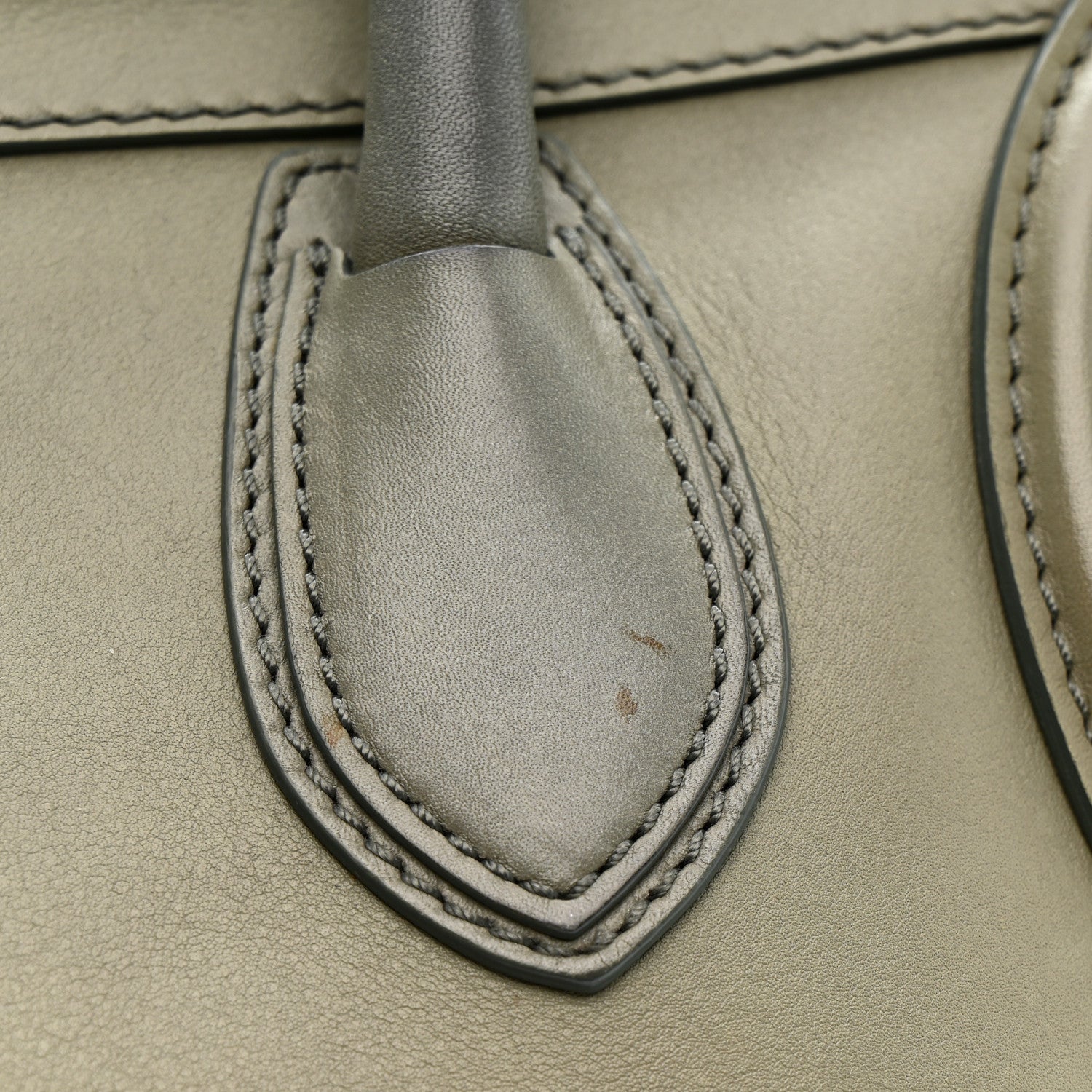 Celine Smooth Calfskin Mini Luggage Almond 13 of 19