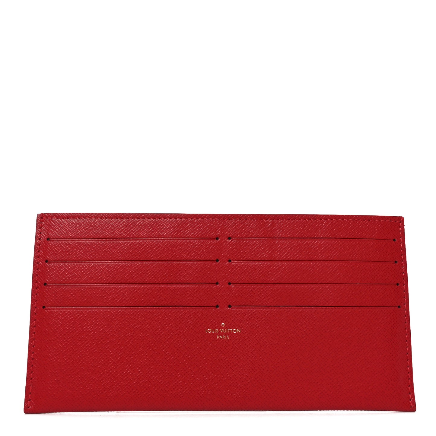 Calfskin Felicie Card Holder Insert Fuchsia