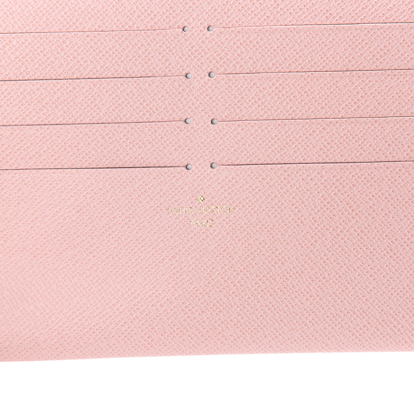 Calfskin Felicie Card Holder Insert Rose Ballerine