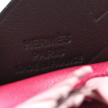 Hermes Milo Lambskin Grigri Rodeo Pegase Horse Bag Charm PM Framboise Rose Sakura Rouge Sellier 3 of 4