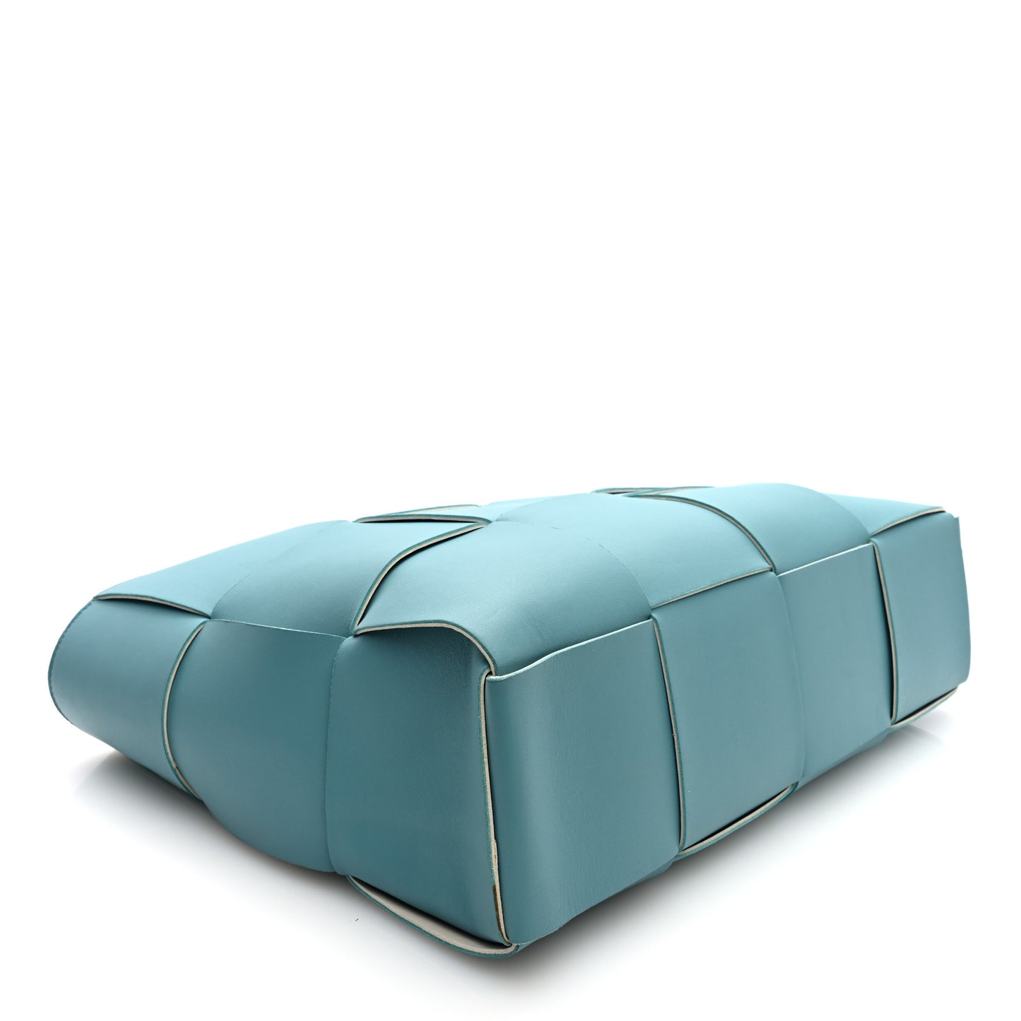 Nappa Maxi Intrecciato Large Arco Tote Linoleum